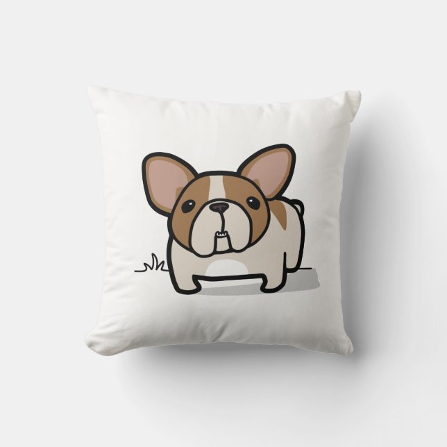 Almofada Jovem corça Frenchie Pied (Frente)