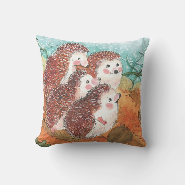 Almofada Jovens Hedgehogs (Frente)