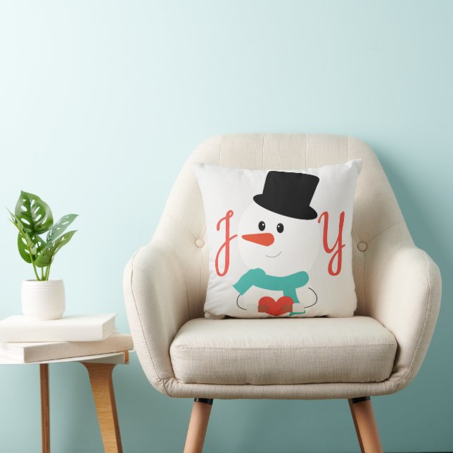 Almofada JOY and Love Snowman | Inverno em bruto (Cadeira)
