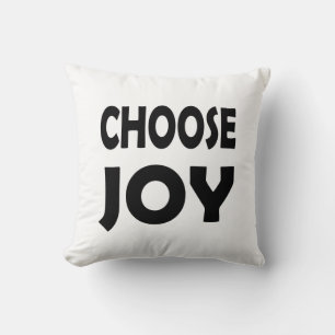 Almofada Joy Todo Dia Citação Inspirativa