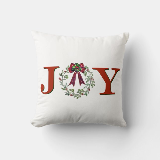 Almofada Joy with Wreath (Frente)