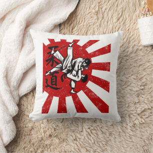 Almofada Judo Martial Arts Japonês Vintage - Design