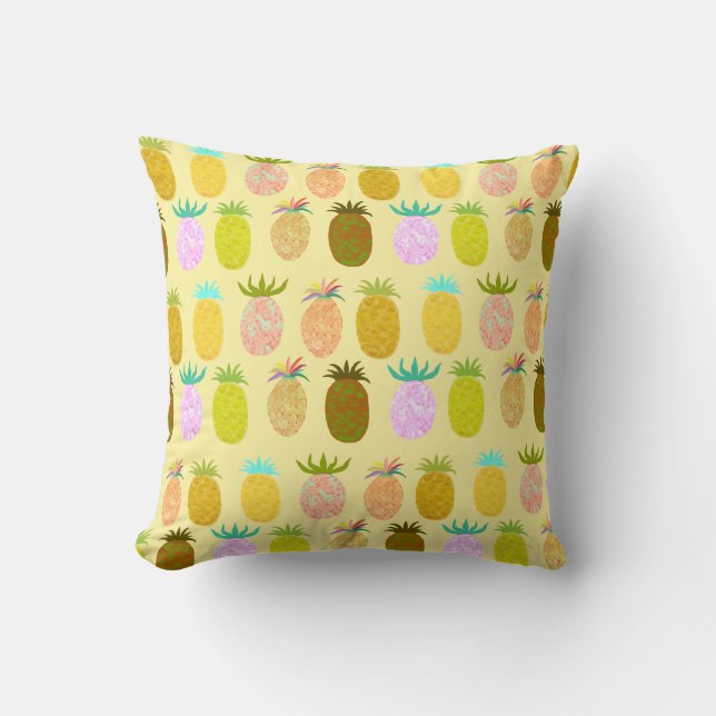 Almofada Juicy Pineapple Pattern (Frente)