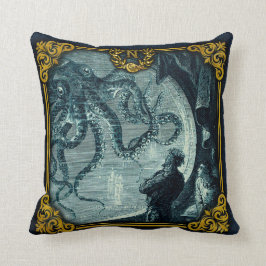 Almofada Jules Verne 20000 Leagues Travesseiro decorativo 2