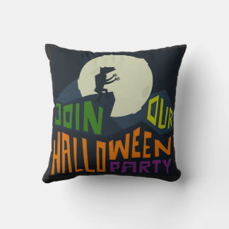 Almofada Junte-se à Festa de Halloween