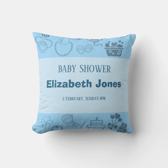 Almofada "Junte-se a nós para celebrar nosso pequeno prínci (Frente)