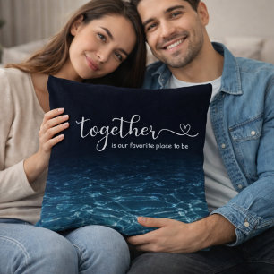 Almofada Juntos É o Nosso Lugar Favorito