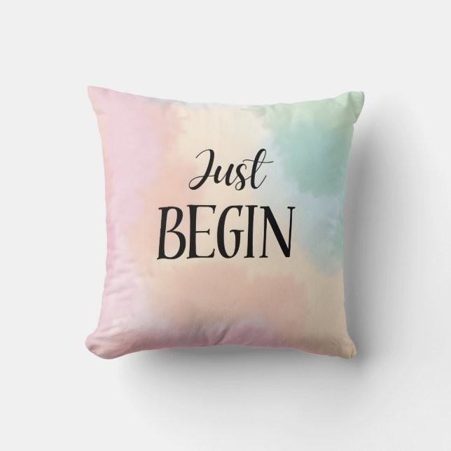 Almofada Just Begin (Frente)