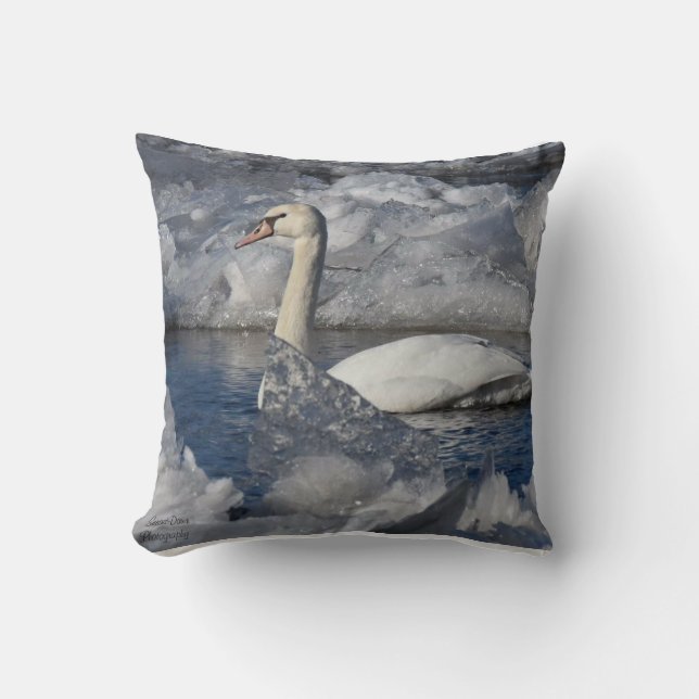 Almofada Juvenil Swan no Rio Icey (Frente)