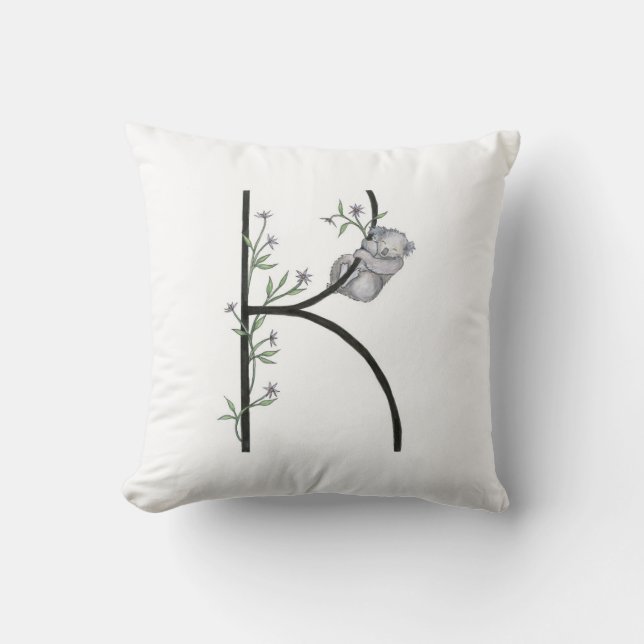 Almofada K é para o Koala e o travesseiro de Kalamis! (Frente)