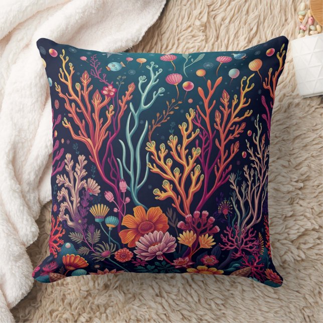 Almofada Kagu Sango Inspiração para o Mar Profundo (Cobertor)