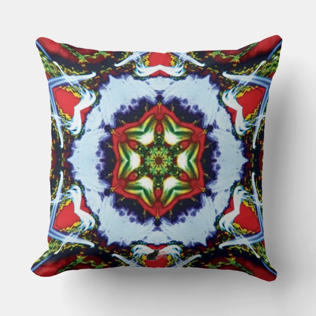 Almofada Kaleidoscópio Listrado (Frente)