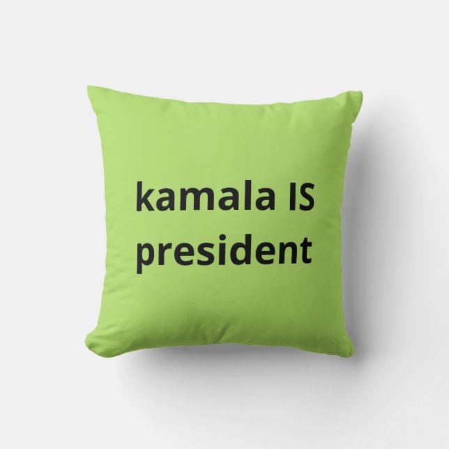 Almofada Kamala Harris é Presidente das Eleições 2024 (Frente)