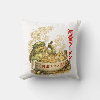 Almofada Kappa Ramen Bath – Yokai Noodle Spirit