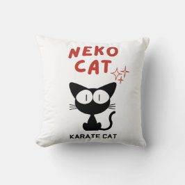 ALMOFADA KARATE CAT BLACK CAT NEKO