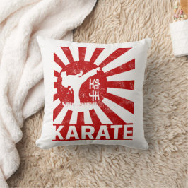 Almofada Karate Martial Arts com Design japonês Vintage