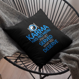 Almofada Karma Não Tem Menu... Gráfico Yin Yang