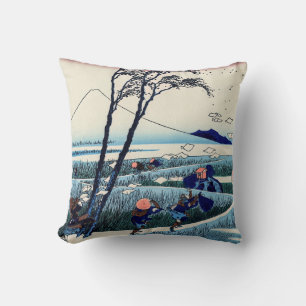 Almofada Katsushika Hokusai - Ejiri na província de Suruga