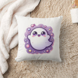 Almofada Kawaii Ghost Travesseiro decorativo Cute Pastel Ha
