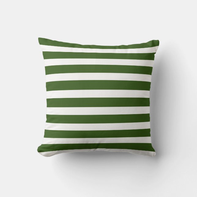 Almofada Kelly Green e White Strike Travesseiro decorativo (Frente)