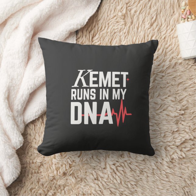 Almofada Kemet Corre em Meu DNA |  (Cobertor)