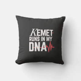 Almofada Kemet Corre em Meu DNA |