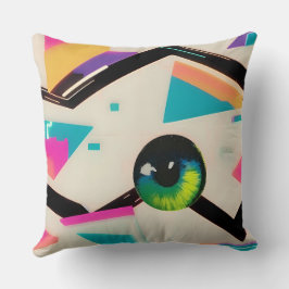 Almofada Ken Gage Memphis Design Popsicle Eyeball