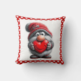 Almofada "Key to My Heart" Whimsical Gnome