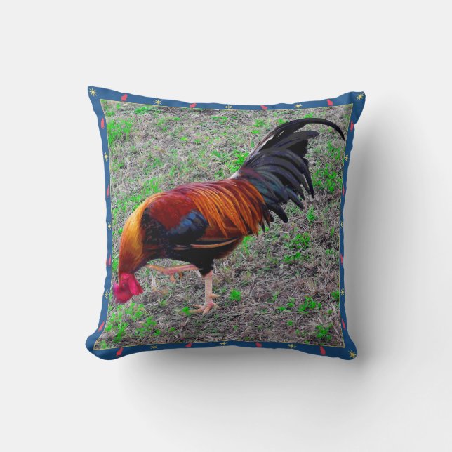 Almofada Key West Rooster (Frente)