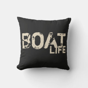 Almofada Khaki BOAT aflita náutica   TRAVESSEIRO DECORATIVO