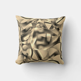 Almofada Khaki curvo ou formas beges, com tons de chuva