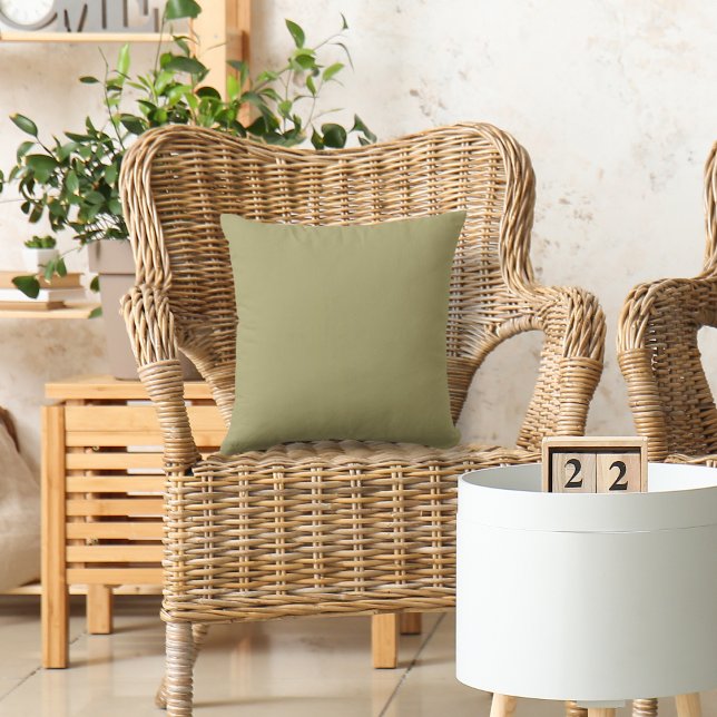 Almofada Khaki de cor básica (Criador carregado)