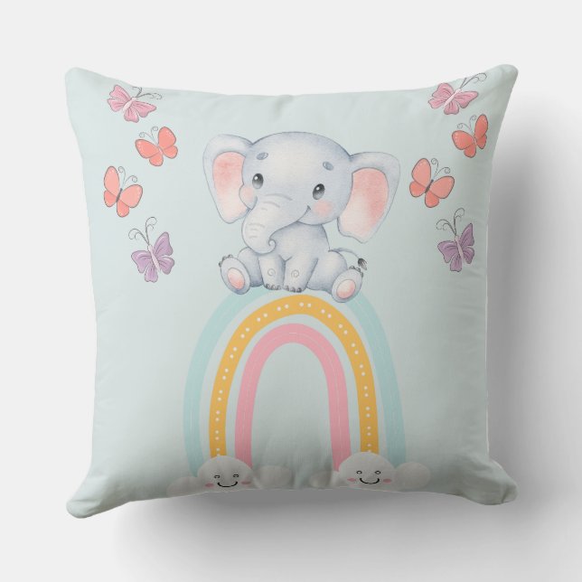 ALMOFADA KIDS ELEFHANT BLUE DESIGN (Verso)