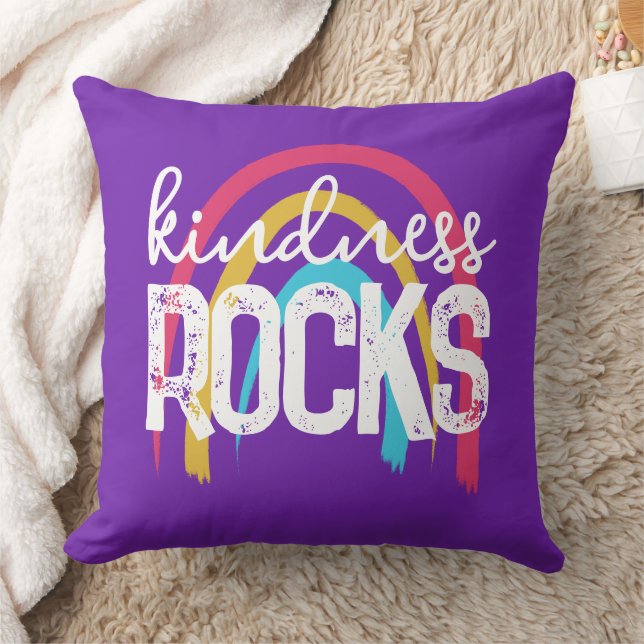Almofada Kindness Rocks Rainbow (Cobertor)