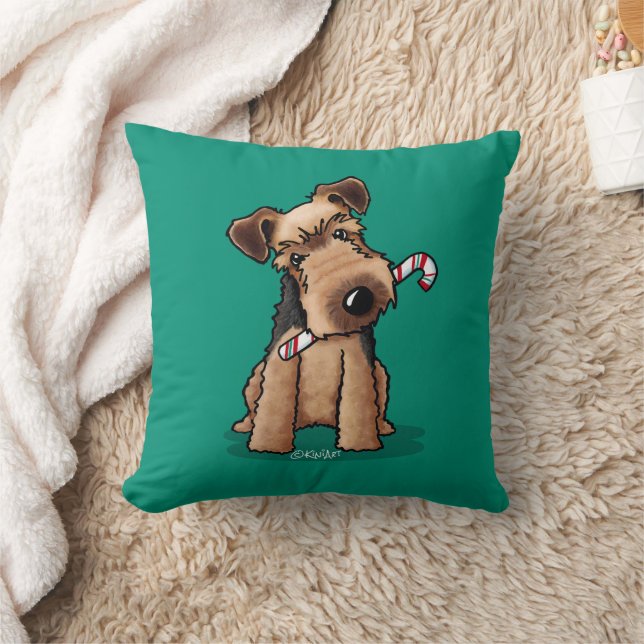 Almofada KiniArt Welsh Terrier Christmas (Cobertor)