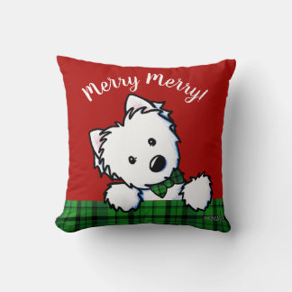 Almofada KiniArt Westie Boy & Girl Christmas