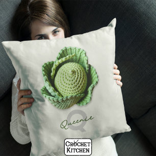 Almofada Kitschy Modern Granny Garden Crochet Nome do Couba