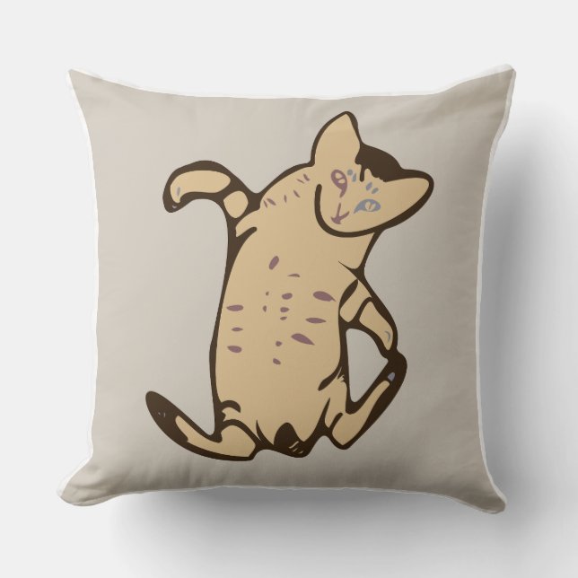 Almofada Kitten Throw Pillow (Frente)