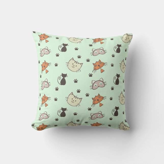 Almofada Kitty Cat Pattern (Frente)