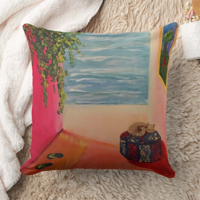 Almofada Kitty on the Coast (Cobertor)