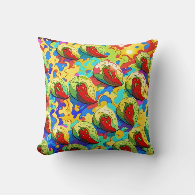 Almofada Kiwi Inferno - Império do Abacaxi (Frente)