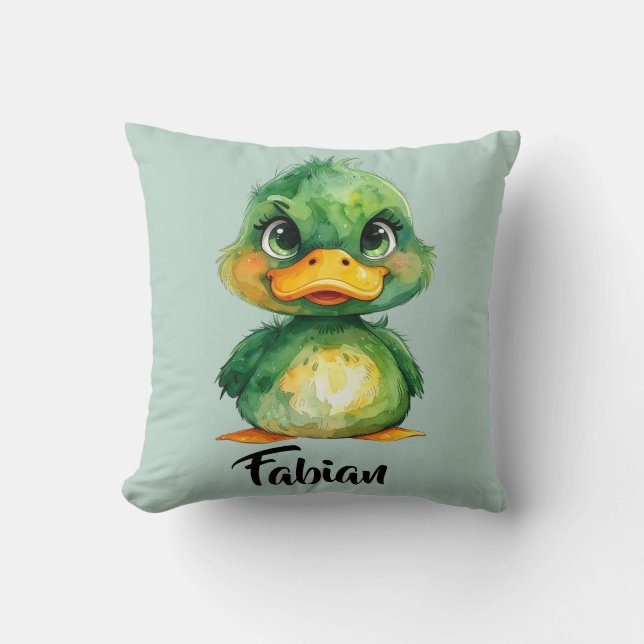 Almofada Kleine grüne Ente  (Frente)