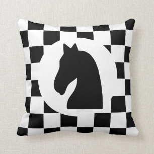 Almofada Knight Chess Piece - Travesseiro - Chess Themed Gi
