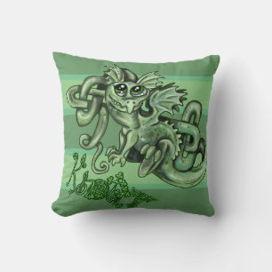 Almofada Knotty Lil Dragon~Travesseiro de Nó Celtico