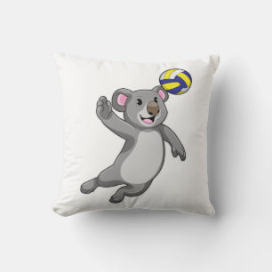 Almofada Koala como jogador de voleibol
