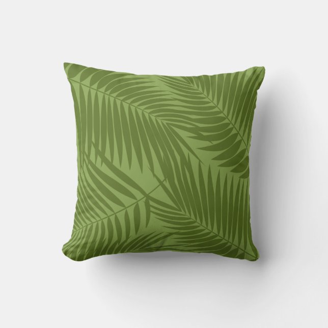 Almofada Kona Palms Hawaiian Leaf Reversible (Frente)