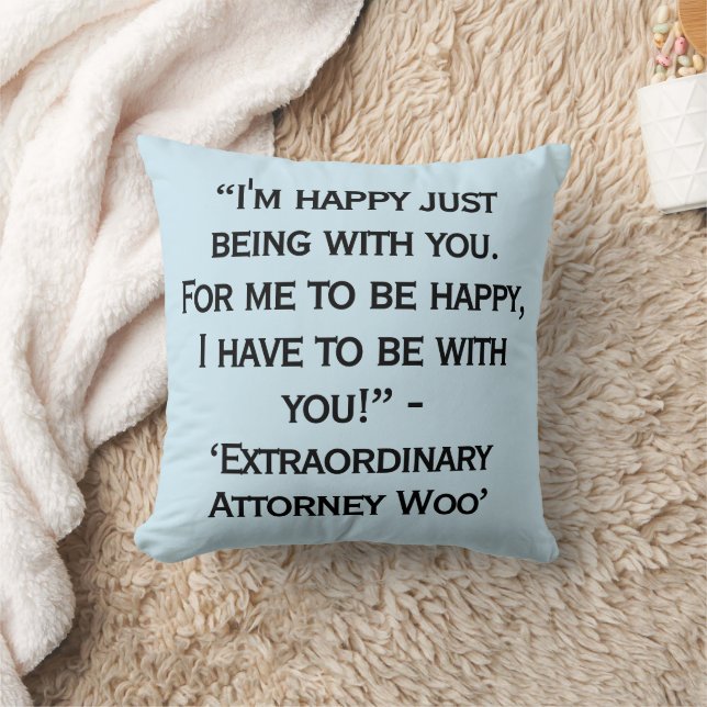Almofada Korean Drama Extraordinary Attorney Woo Quotes (Cobertor)