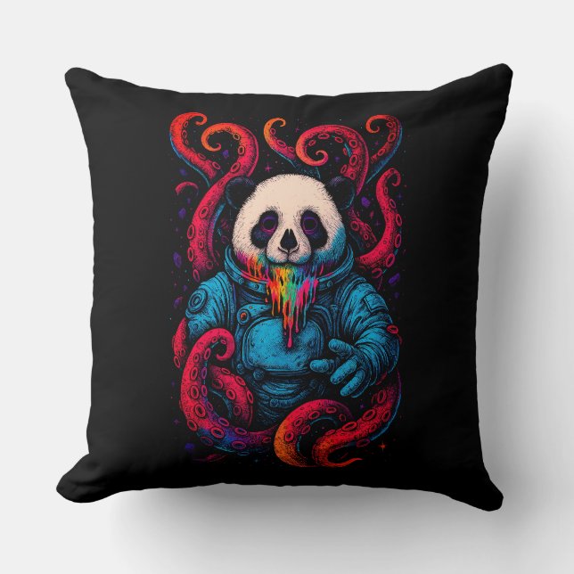 Almofada Kraken Panda Cósmico (Frente)