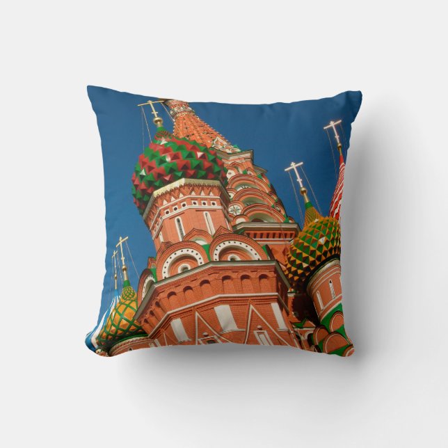 Almofada Kremlin, Vasiliy Bendito | Moscou, Rússia (Frente)