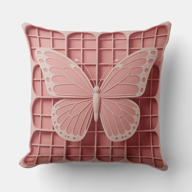 Almofada Kupu Spiral Grid 3D Batik Motif (Frente)